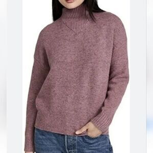 Madewell Dillon Mockneck Pullover Sweater. Cozycore. Outdoor.  Light Academia